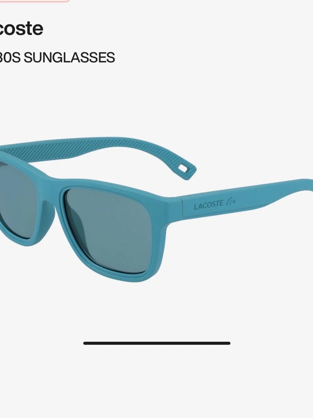 Lacoste Kids Turquoise Blue Sunglasses L3630S